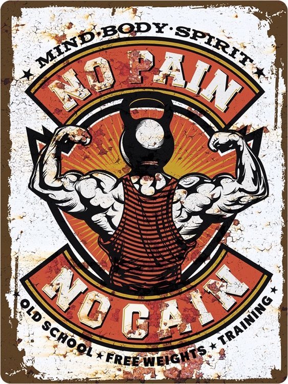 Fitness No Pain No Gain XL