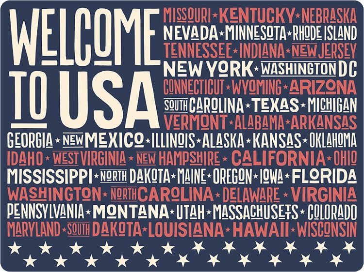 Welcome to USA - XL
