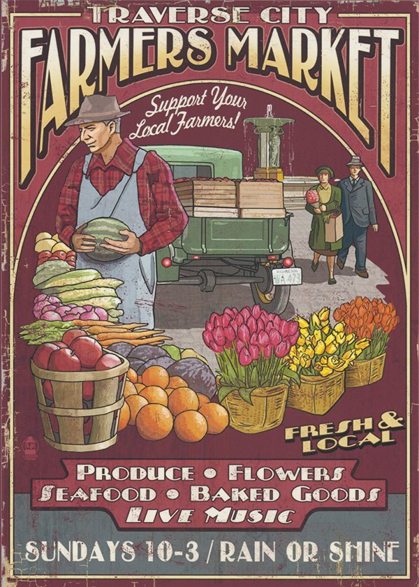 Farmers Market - Canvas