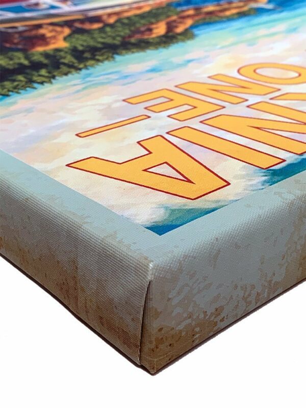Highway One Bus - Canvas - Afbeelding 2