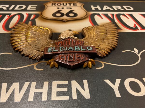 Route 66 - Wood - Motor Cycle - Afbeelding 5
