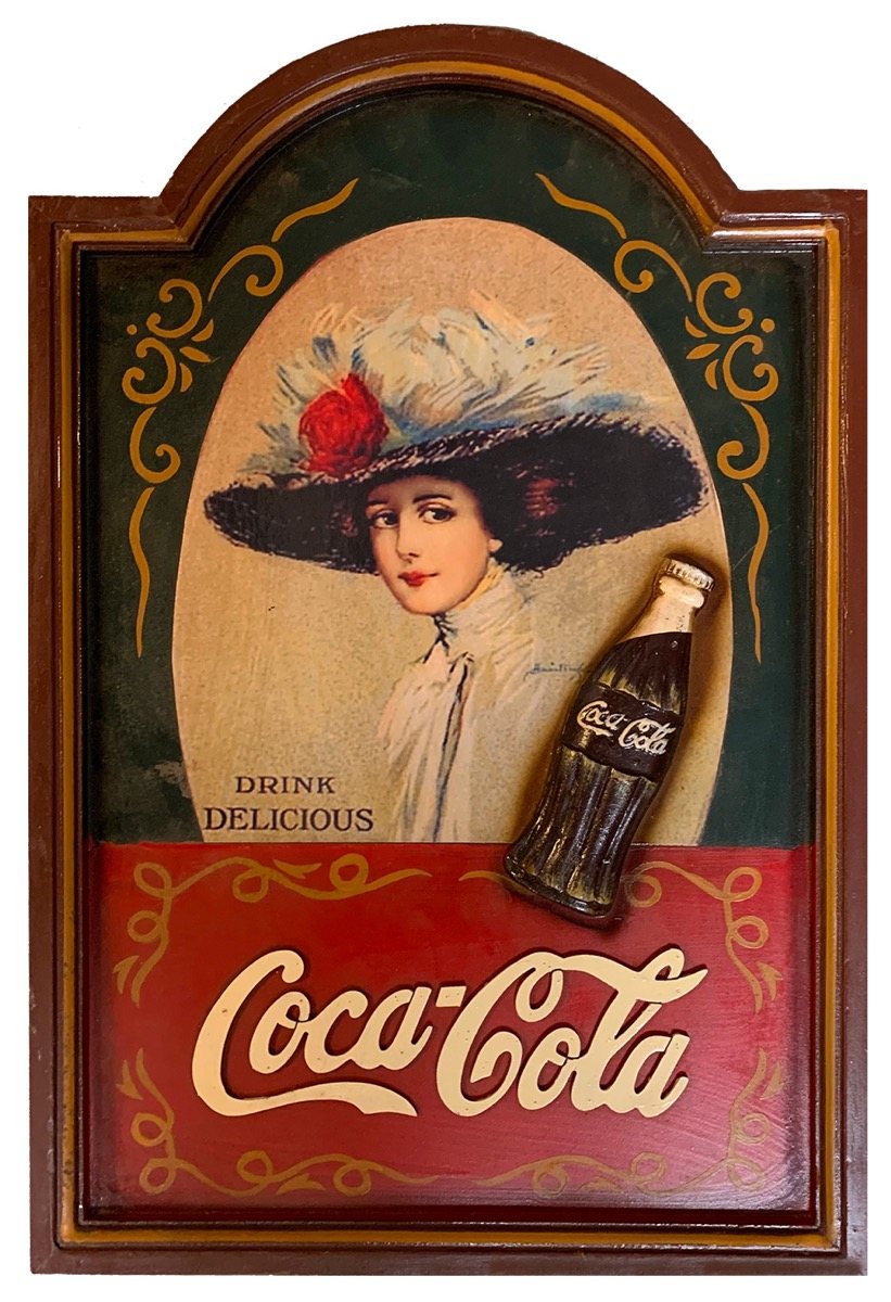 Coca-Cola - wood - Drink Delicious Lady