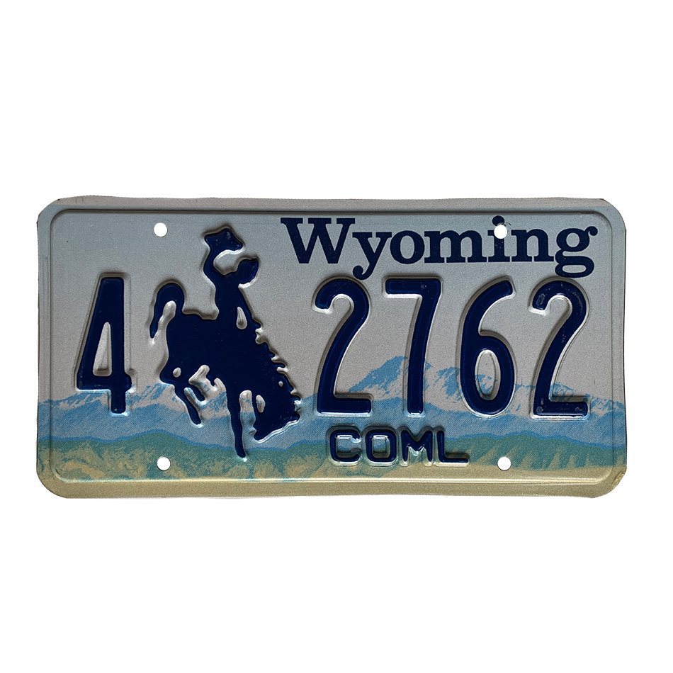 Wyoming - Grand Tetons - embossed