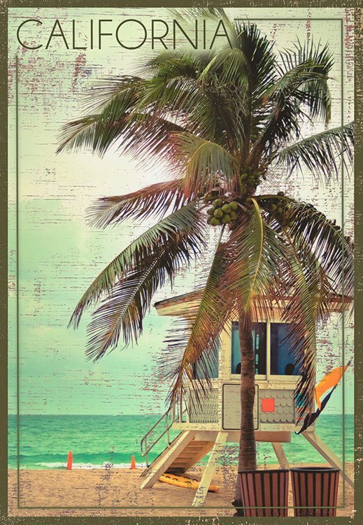 California Beach - Lifeguard Stand
