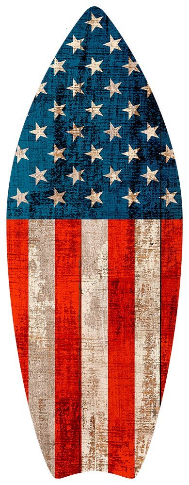 Surfboard - USA Flag