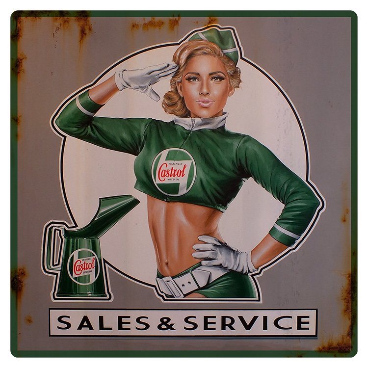 Castrol - Pinup - Sales Service