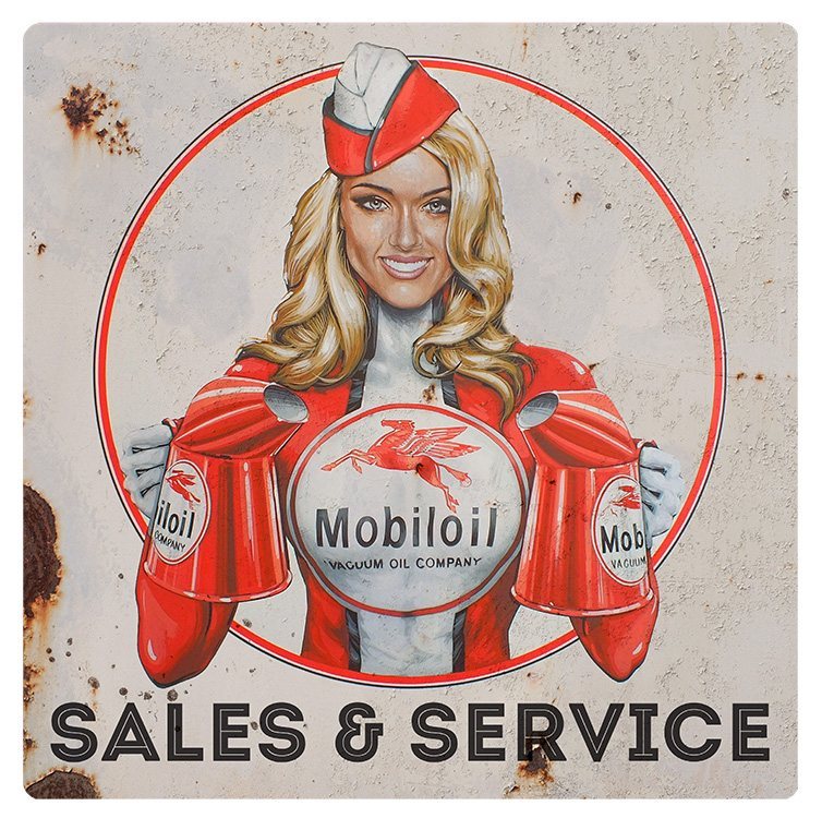 Mobiloil - Pinup - Sales Service