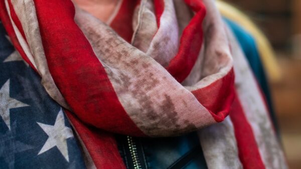 Shawl USA - vintage - Afbeelding 4