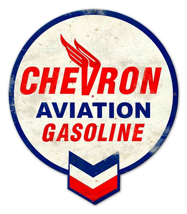 Chevron Aviation Gasoline - XL