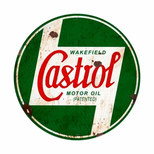 Castrol Motor Oil - round