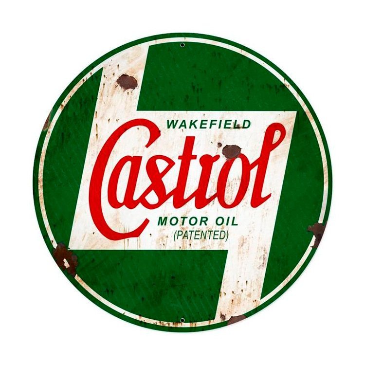 Castrol Motor Oil - round