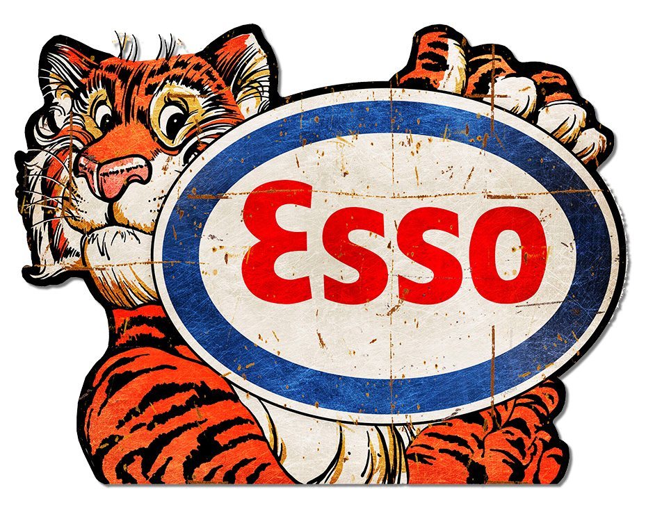 Tiger Esso logo XL