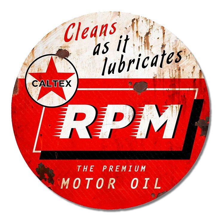 Caltex RPM Motor Oil - round
