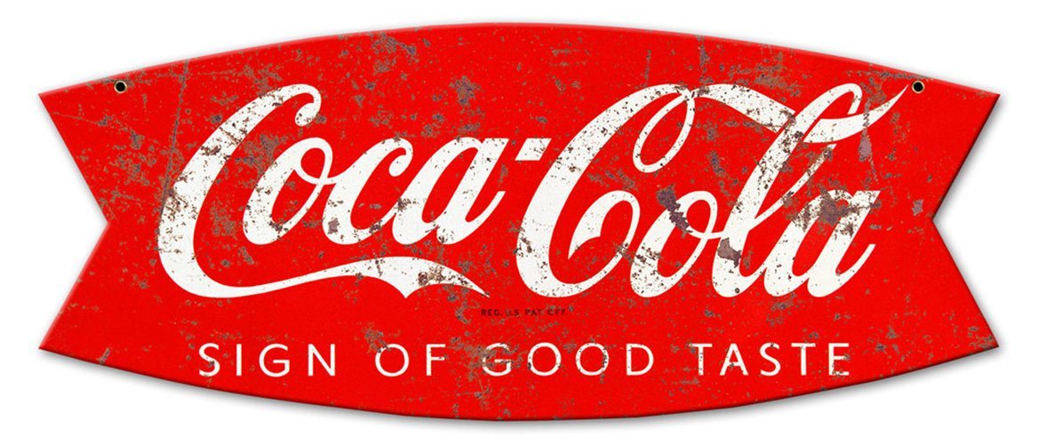 Coca Cola Fishtail Red