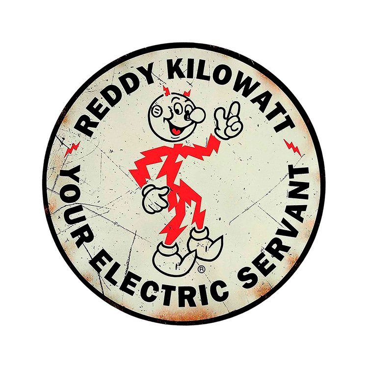 Reddy Kilowat - round