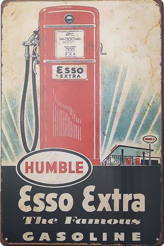 Esso Extra - gaspump - 30x40