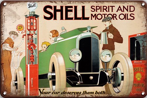 Shell - Spirit and Motor Oil - 30x40