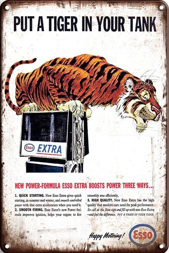 Esso - Put a Tiger in Your Tank - Pump - 30x40