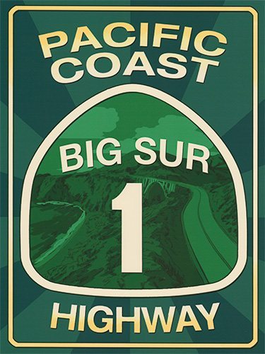 Pacific Coast Highway 1 - 30x40