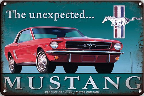 Mustang Red Car - 30x40