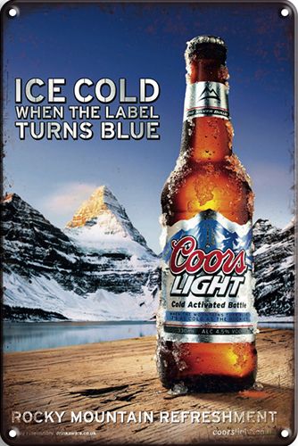 Coors Light Mountains - 30x40