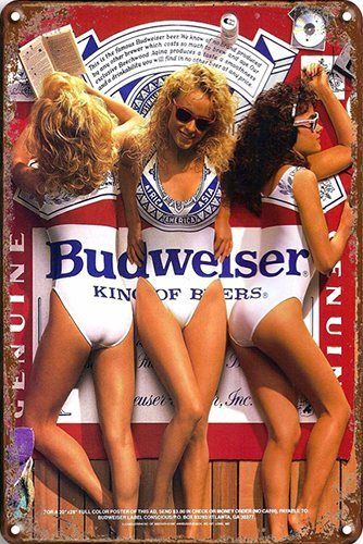 Budweiser - 3 pin ups - 30x40