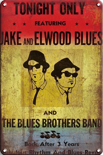 The Blues Brothers - Jake and Elwood - 30x40
