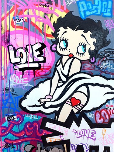 Betty Boop - Graffiti - 30x40