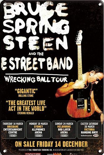 Bruce Springsteen - Wrecking Ball Tour - 30x40