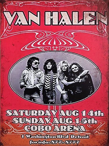 Van Halen - Cobo Arena - 30x40