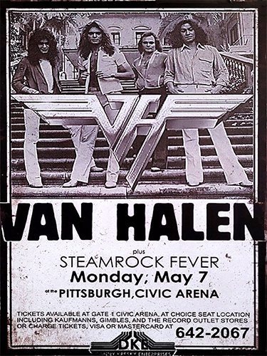 Van Halen - Pittsburgh - 30x40
