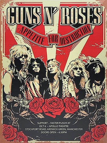 Guns n Roses - Apollo Theatre - 30x40