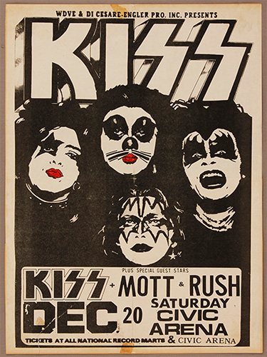 Kiss - Civic Arena - 30x40