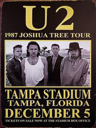 U2 - Joshua Tree Tour - 30x40