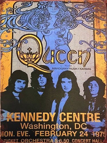 Queen - Kennedy Centre - 30x40