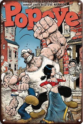 Popeye and Brutus - 30x40