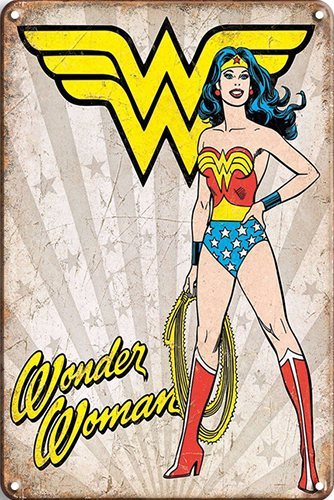 Wonder Woman - beige - 30x40