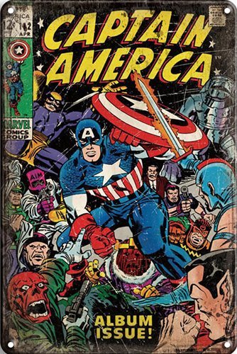 Captain America - Album Issue - 30x40