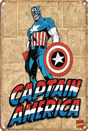 Captain America Posing - 30x40