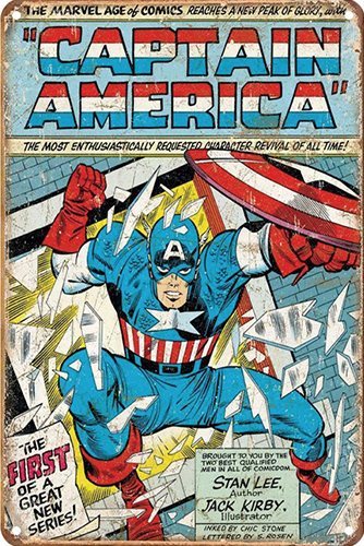 Captain America Comic - 30x40