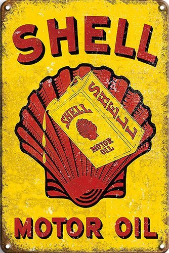 Shell - Yellow-Red Motor Oil - 20x30