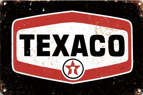 Texaco Retro logo - 20x30