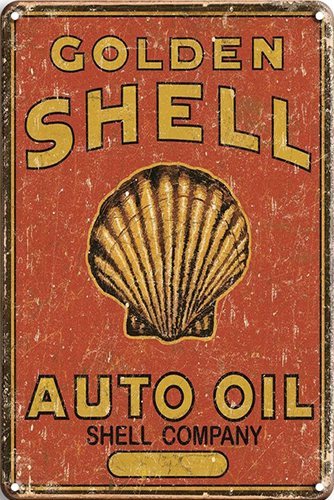 Shell - Golden Auto Oil - 20x30