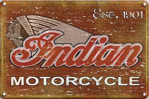 Indian Motorcycle logo - 20x30