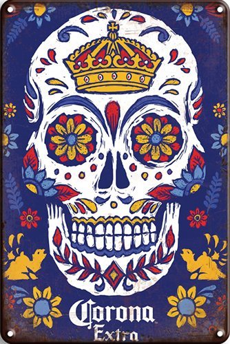 Corona Extra Skull - 20x30