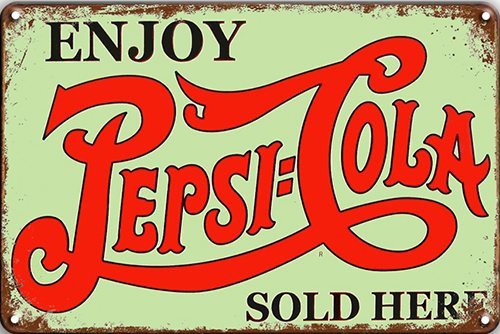 Pepsi Cola Sold Here - 20x30