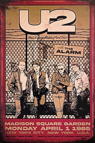 U2 - Madison New York - Drawing - 20x30