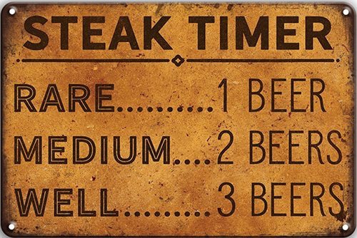 Steak Timer - 20x30