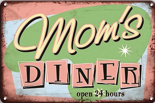 Moms Diner - 20x30