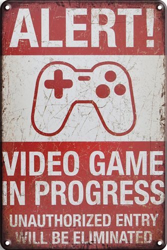 Video Game Alert - 20x30
